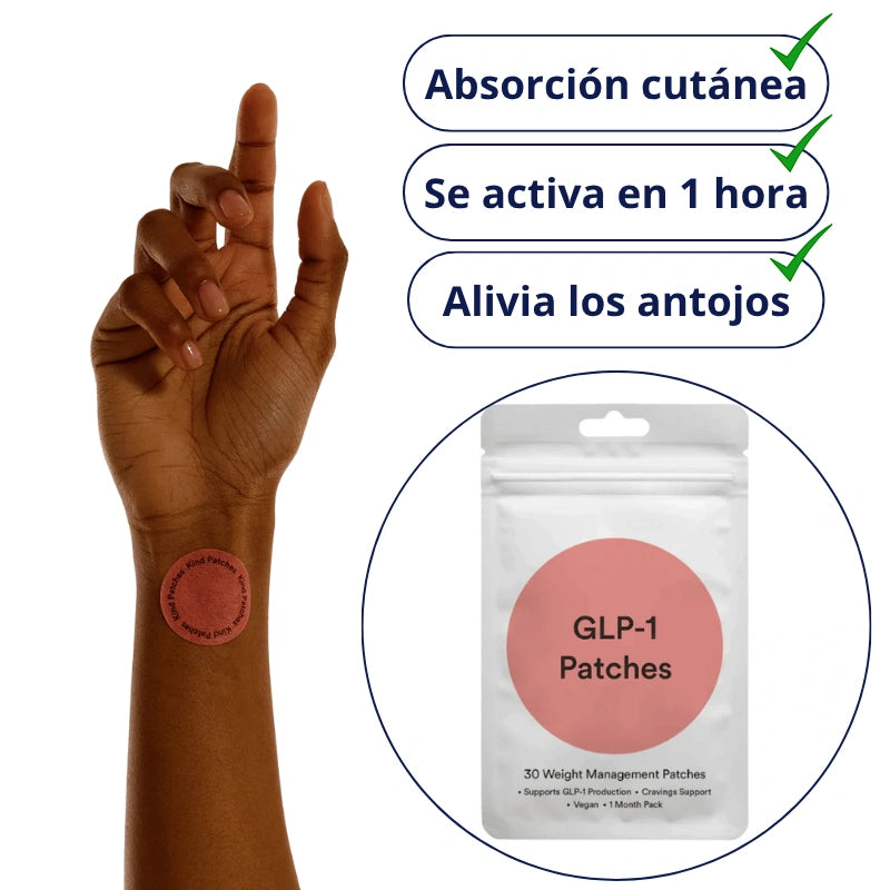 30 Parches GLP-1 + 30 ¡GRATÍS!